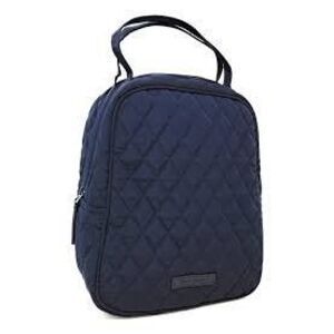 VERA BRADLEY Women’s Classic Navy Quilted Insulated Lunch Bunch Bag